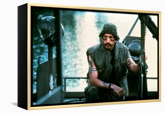 APOCALYPSE NOW, 1979 directed by FRANCIS FORD COPPOLA Frederic Forrest (photo)-null-Framed Stretched Canvas