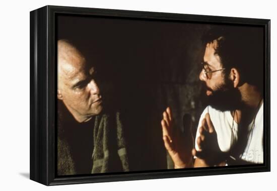 APOCALYPSE NOW, 1979 directed by FRANCIS FORD COPPOLA On the set, Francis Ford Coppola directs Marl-null-Framed Stretched Canvas