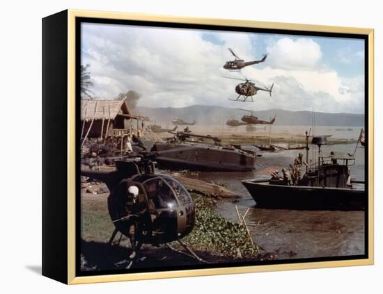 APOCALYPSE NOW, 1979 directed by FRANCIS FORD COPPOLA (photo)-null-Framed Stretched Canvas