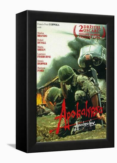 Apocalypse Now, (aka Apocalypsa), Czech Republic Poster Art, 1979-null-Framed Stretched Canvas