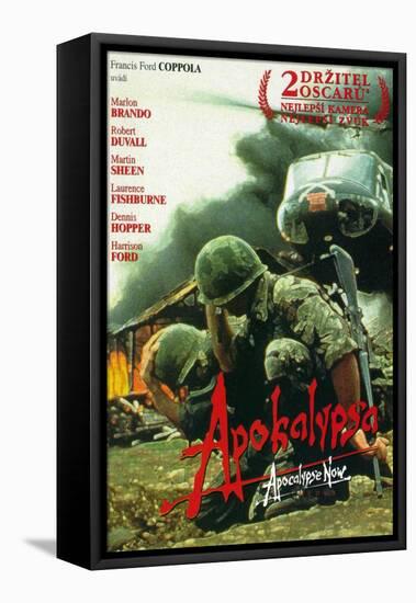 Apocalypse Now, (aka Apocalypsa), Czech Republic Poster Art, 1979-null-Framed Stretched Canvas