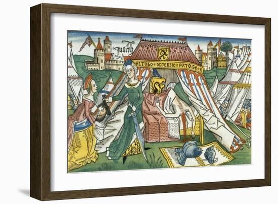 Apocrypha: Judith with the Severed Head of Holofernes-null-Framed Giclee Print