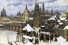 Moscow in the 17th Century. the All Saints' Bridge, 1901-Apollinary Vasnetsov-Framed Giclee Print