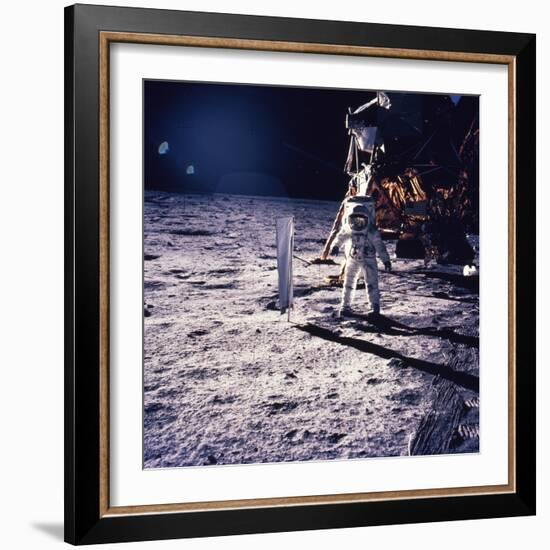 Apollo 11 Aldrin-Niel Armstrong-Framed Photographic Print