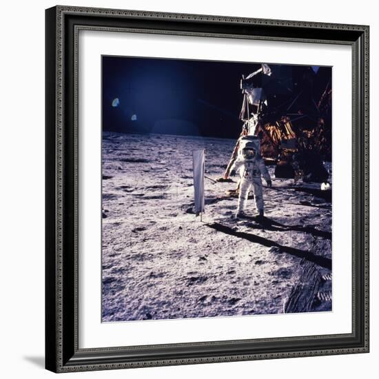 Apollo 11 Aldrin-Niel Armstrong-Framed Photographic Print