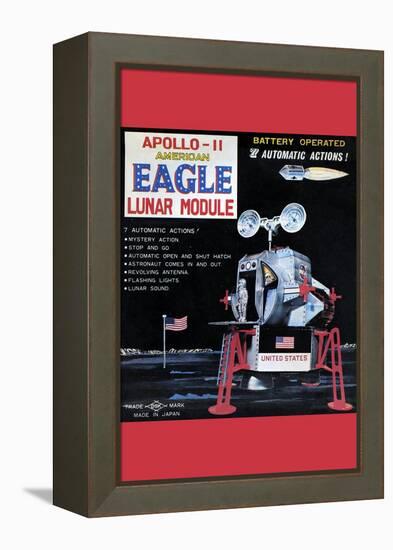 Apollo-11 American Eagle Lunar Module-null-Framed Stretched Canvas