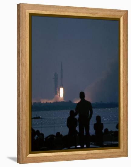 Apollo 11 Blast-Off-Ralph Crane-Framed Premier Image Canvas