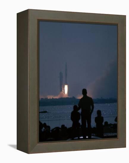 Apollo 11 Blast-Off-Ralph Crane-Framed Premier Image Canvas