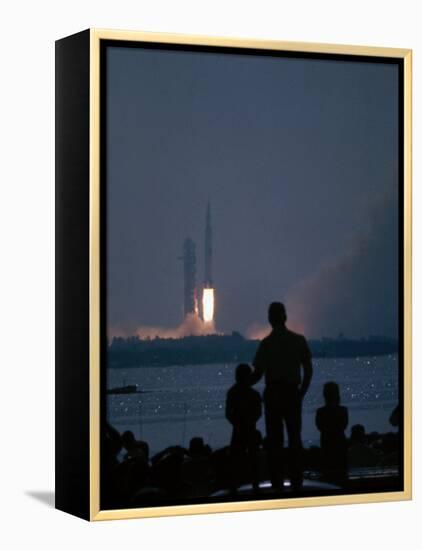 Apollo 11 Blast-Off-Ralph Crane-Framed Premier Image Canvas