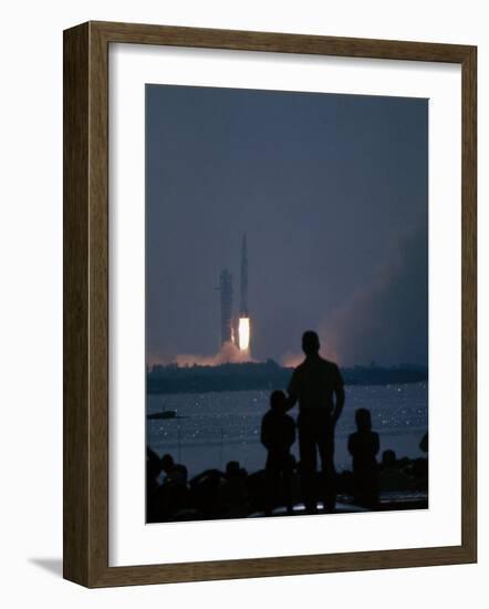 Apollo 11 Blast-Off-Ralph Crane-Framed Photographic Print