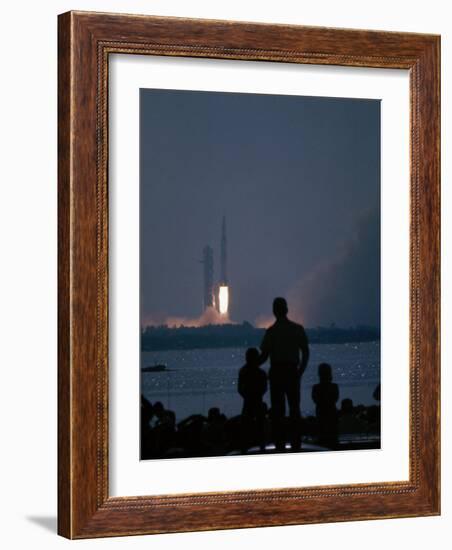 Apollo 11 Blast-Off-Ralph Crane-Framed Photographic Print