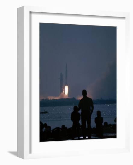 Apollo 11 Blast-Off-Ralph Crane-Framed Photographic Print