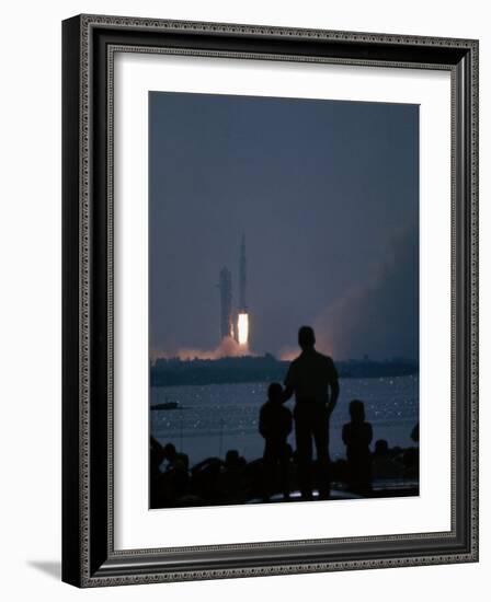 Apollo 11 Blast-Off-Ralph Crane-Framed Photographic Print