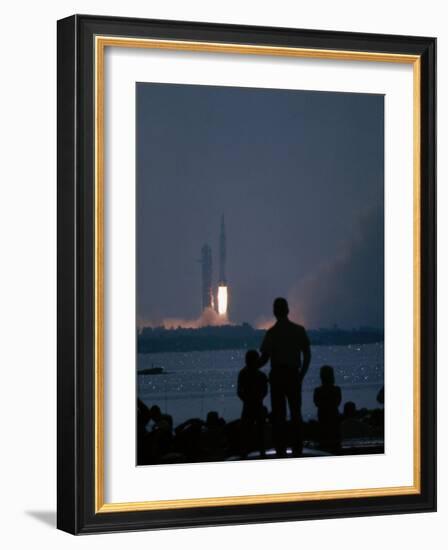 Apollo 11 Blast-Off-Ralph Crane-Framed Photographic Print