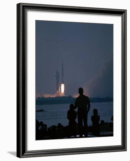 Apollo 11 Blast-Off-Ralph Crane-Framed Photographic Print