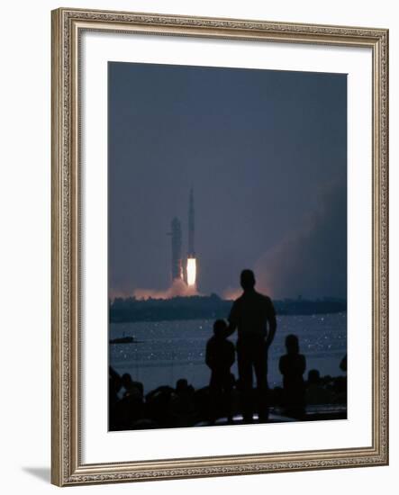 Apollo 11 Blast-Off-Ralph Crane-Framed Photographic Print