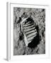 Apollo 11 Boot Print on the Moon. July 20, 1969-null-Framed Photo