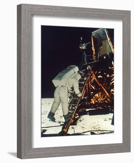 Apollo 11: 'Buzz' Aldrin-null-Framed Photographic Print