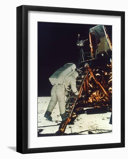 Apollo 11: 'Buzz' Aldrin-null-Framed Photographic Print