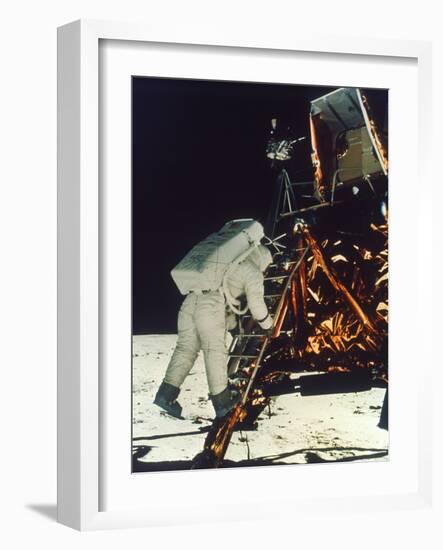 Apollo 11: 'Buzz' Aldrin-null-Framed Photographic Print