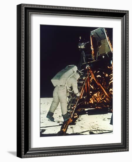 Apollo 11: 'Buzz' Aldrin-null-Framed Photographic Print