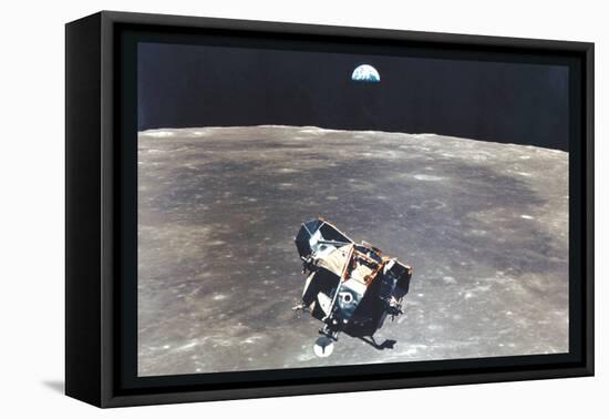 Apollo 11: Eagle Ascent-null-Framed Stretched Canvas