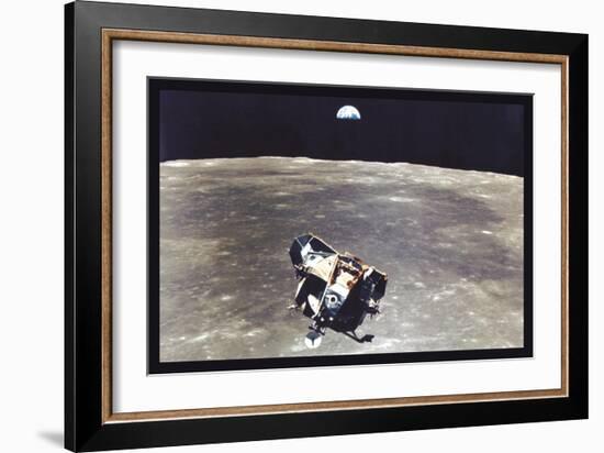 Apollo 11: Eagle Ascent-null-Framed Art Print