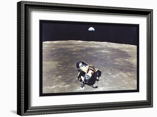 Apollo 11: Eagle Ascent-null-Framed Art Print