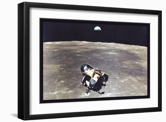 Apollo 11: Eagle Ascent-null-Framed Premium Giclee Print