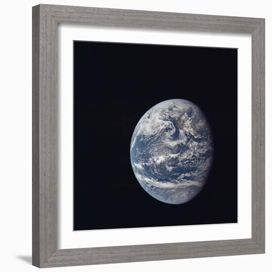 Apollo 11 Earth View from Space, July 17, 1969-null-Framed Photo