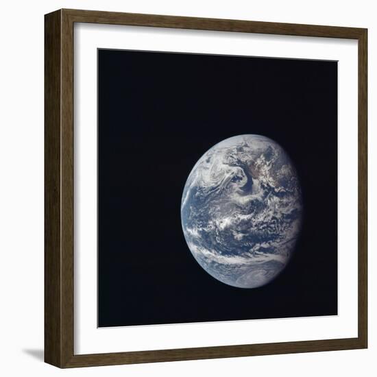 Apollo 11 Earth View from Space, July 17, 1969-null-Framed Photo