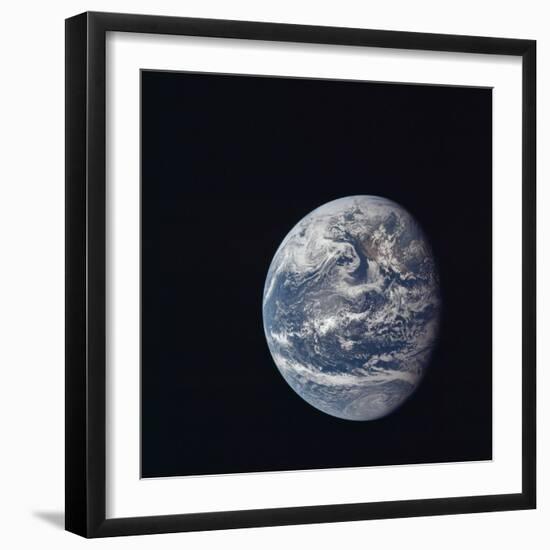 Apollo 11 Earth View from Space, July 17, 1969-null-Framed Photo