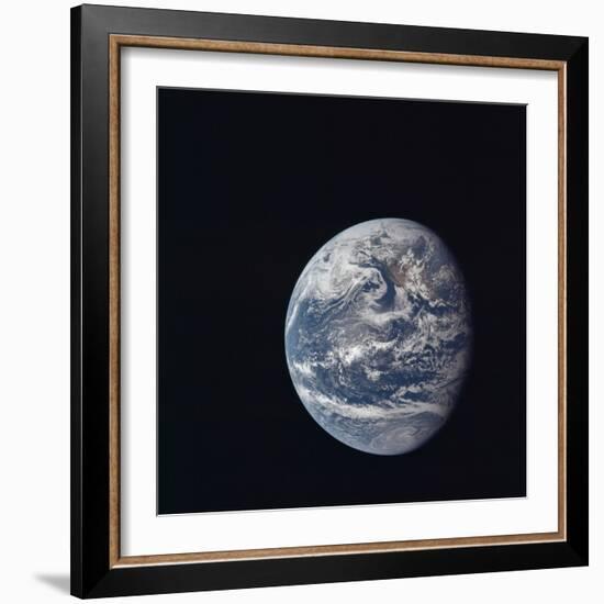 Apollo 11 Earth View from Space, July 17, 1969-null-Framed Photo