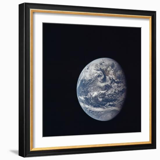 Apollo 11 Earth View from Space, July 17, 1969-null-Framed Photo