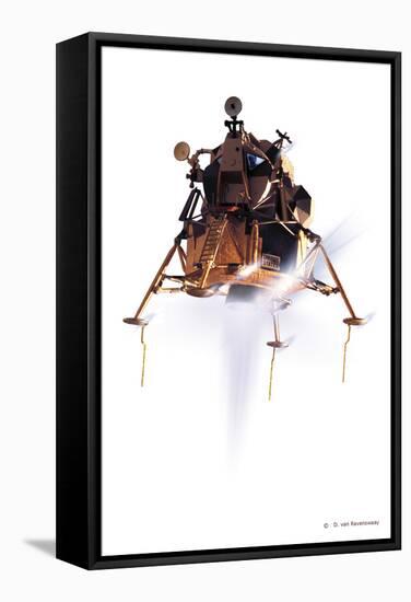 Apollo 11 Lunar Module, Computer Artwork-Detlev Van Ravenswaay-Framed Premier Image Canvas