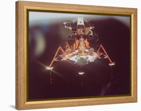 Apollo 11 Lunar Module in Landing Configuration, as Viewed from Command and Service Module-null-Framed Premier Image Canvas