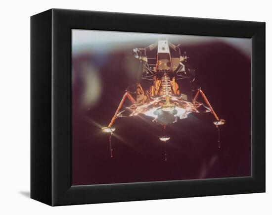 Apollo 11 Lunar Module in Landing Configuration, as Viewed from Command and Service Module-null-Framed Premier Image Canvas