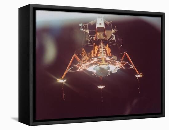 Apollo 11 Lunar Module in Landing Configuration, as Viewed from Command and Service Module-null-Framed Premier Image Canvas