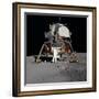 Apollo 11 Lunar Module on the Moon's Surface, July 20, 1969-null-Framed Photo