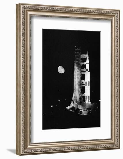 Apollo 11 Spacecraft Ready for Liftoff-null-Framed Photographic Print