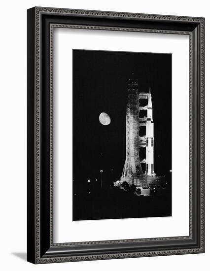 Apollo 11 Spacecraft Ready for Liftoff-null-Framed Photographic Print