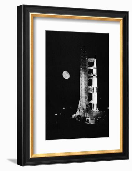 Apollo 11 Spacecraft Ready for Liftoff-null-Framed Photographic Print