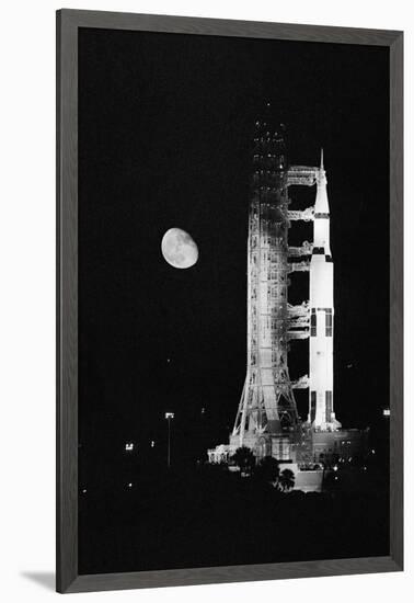 Apollo 11 Spacecraft Ready for Liftoff-null-Framed Photographic Print