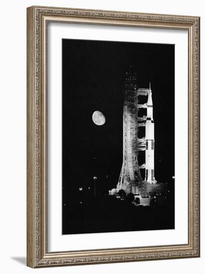 Apollo 11 Spacecraft Ready for Liftoff-null-Framed Photographic Print