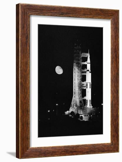 Apollo 11 Spacecraft Ready for Liftoff-null-Framed Photographic Print