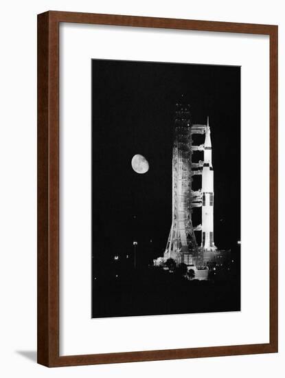 Apollo 11 Spacecraft Ready for Liftoff-null-Framed Photographic Print