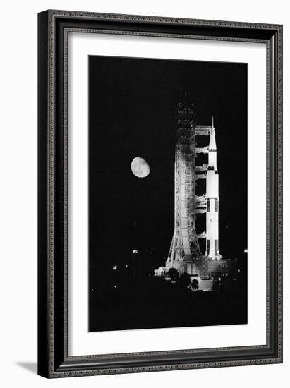 Apollo 11 Spacecraft Ready for Liftoff-null-Framed Photographic Print