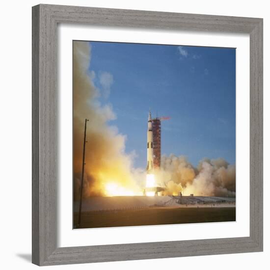 Apollo 11 Taking Off. Cape Canaveral, Florida-Ralph Morse-Framed Photographic Print