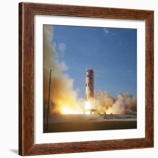 Apollo 11 Taking Off. Cape Canaveral, Florida-Ralph Morse-Framed Photographic Print