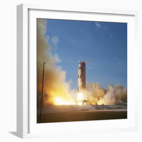 Apollo 11 Taking Off. Cape Canaveral, Florida-Ralph Morse-Framed Photographic Print